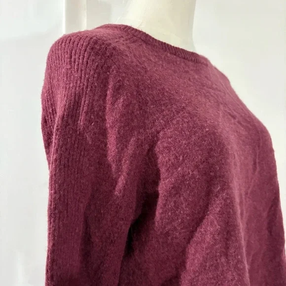 Royal Robbins Women’s Wool Blend Trim Fit Size Large Red Pullover Sweater Soft - Picture 3 of 14